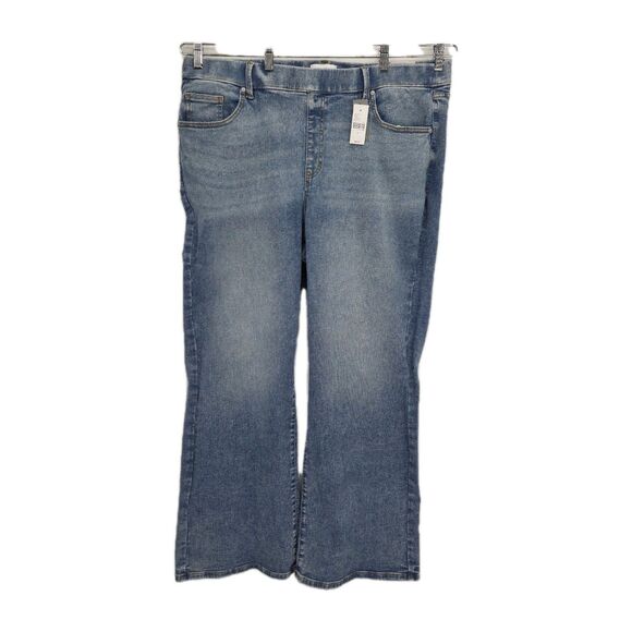 New Lane Bryant Tighter Tummy Pull-On High-Rise Flare Jeans Size 20 Plus - Picture 2 of 6